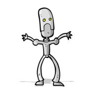 cartoon funny robot N40
