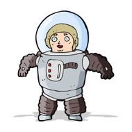 cartoon space man N24