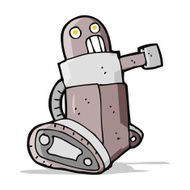 cartoon tank robot N3
