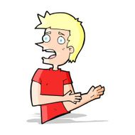 cartoon stressed man N33