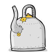 old iron kettle cartoon N5