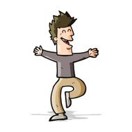 cartoon laughing man N18