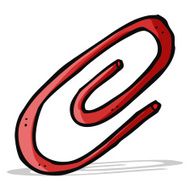 cartoon paperclip N8