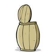 cartoon beer barrel N7