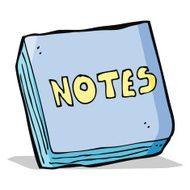 cartoon notes pad N4