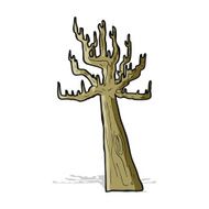 old bare tree cartoon N7