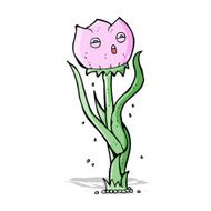 cartoon flower N222