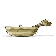 Cartoon Rowing Boat N17