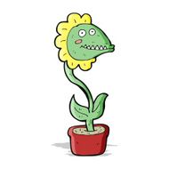 cartoon monster plant N4