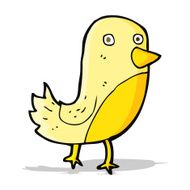 cartoon yellow bird N21