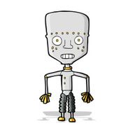 Funny Cartoon Robot N21