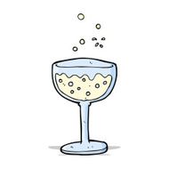 cartoon sparkling wine N2