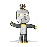 Cartoon Robot N155