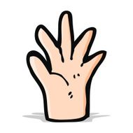 cartoon hand symbol N20