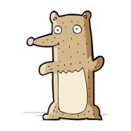 funny cartoon bear N30