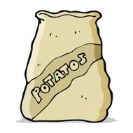 cartoon sack of potatos N2