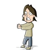 cartoon shocked man N62