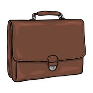 Vector Cartoon Briefcase N2