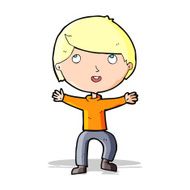 cartoon happy boy N94