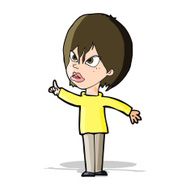 cartoon woman arguing N5