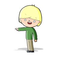 Cartoon Man Pointing N87