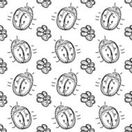 Pattern flower beetle sketch N2