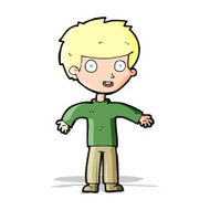 cartoon happy man N177