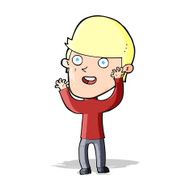 cartoon happy man N178