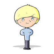 cartoon happy boy N95
