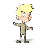 cartoon curious boy N16