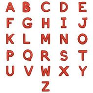 Vector Set of Letters Alphabet ABC