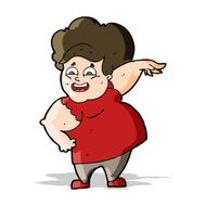 cartoon oveweight woman N5