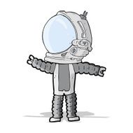 Cartoon Astronaut N65