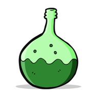 cartoon bubbling chemicals N14