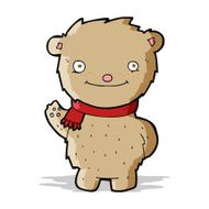 cartoon teddy bear N154