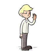 cartoon arrogant boy N4