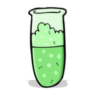 cartoon test tube N8
