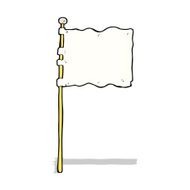 cartoon waving flag N13