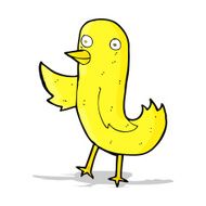 funny cartoon bird N91