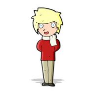 cartoon friendly man N13