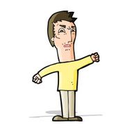 cartoon annoyed man N32