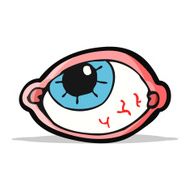 cartoon spooky eye N4