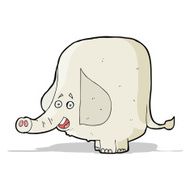 cartoon happy elephant N6
