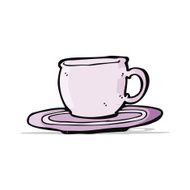 cartoon tea cup N22