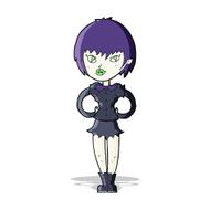 cartoon pretty vampire girl N12