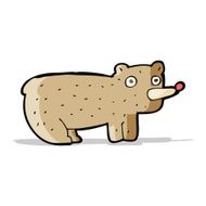 funny cartoon bear N31