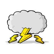 Cartoon Thundercloud N16