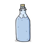 cartoon old style water bottle N2