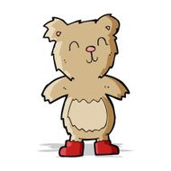 cartoon teddy bear N157