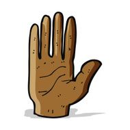 cartoon hand N10